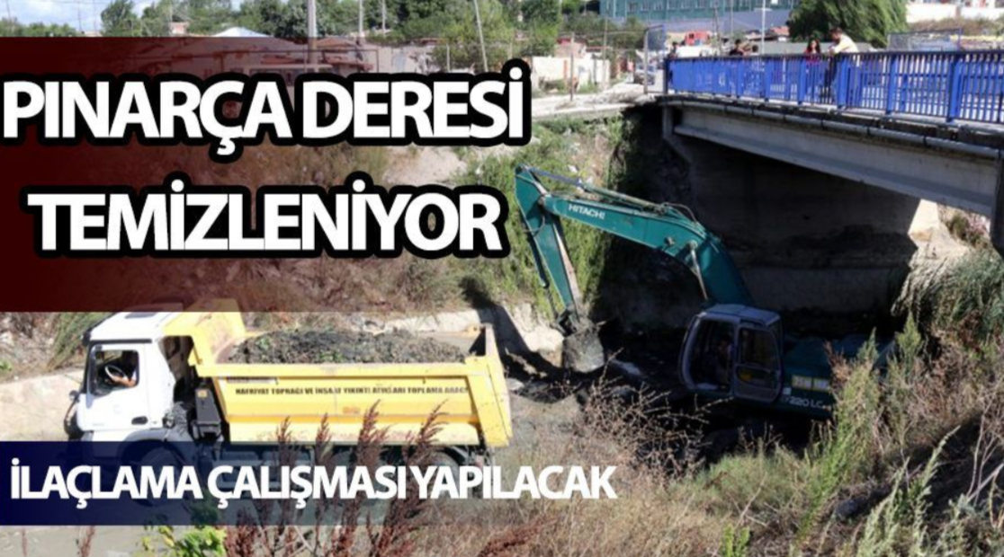 PINARÇA DERESİ TEMİZLENİYOR